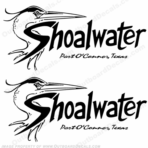 Shoalwater Boat Logo Decals (Set of 2) INCR10Aug2021