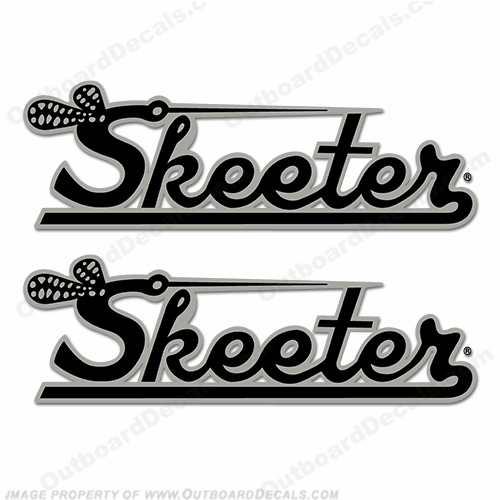 Skeeter Boat Logo Decal (Set of 2) INCR10Aug2021