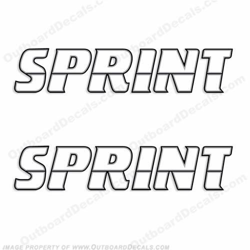Sprint Boat Logo Decal (Set of 2) INCR10Aug2021