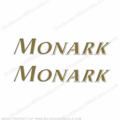 STARCRAFT MONARK BOAT LOGO DECALS (SET OF 2) - 2 COLOR! INCR10Aug2021