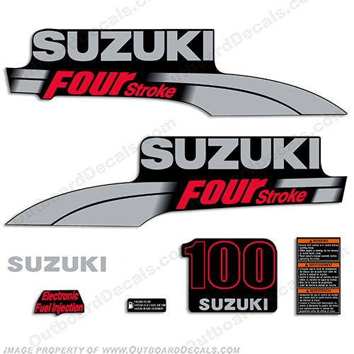 Suzuki 100hp DF100 Decal Kit