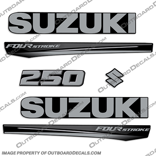 Suzuki 90hp FourStroke Outboard Decal Kit – REMIX Edition, Made In USA