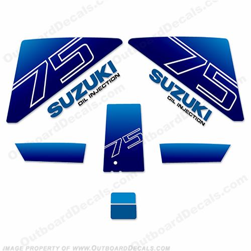 Suzuki 75hp Decal Kit INCR10Aug2021