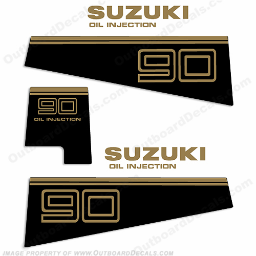 Suzuki 90hp DT90 Decal Kit INCR10Aug2021