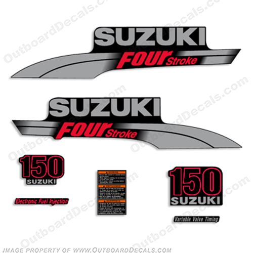 Suzuki 150hp DF150 Decal Kit - 2006 - 2009 INCR10Aug2021