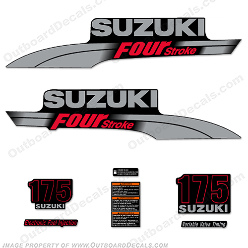 Suzuki 175hp DF175 Decal Kit - 2006 - 2009 INCR10Aug2021
