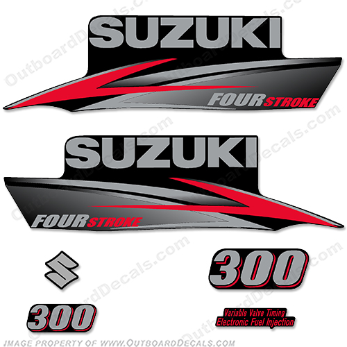 Suzuki 300hp DF300 Decal Kit - 2010+ INCR10Aug2021