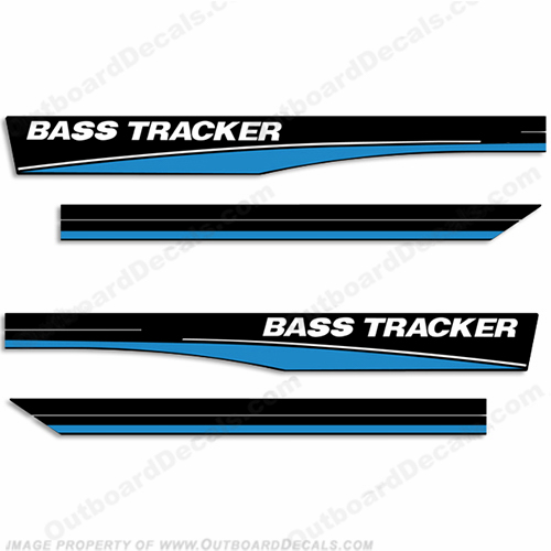 Bass Tracker 16 Boat Decals - Blue INCR10Aug2021