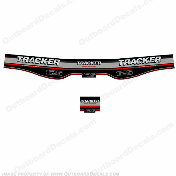 Tracker 125hp Engine Decal kit INCR10Aug2021