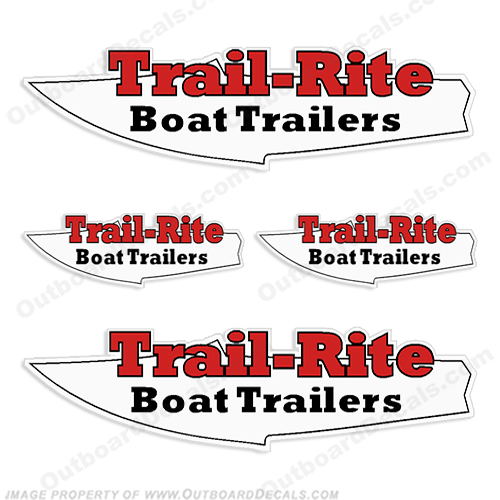Trail-Rite Boat Trailer Decal Package INCR10Aug2021