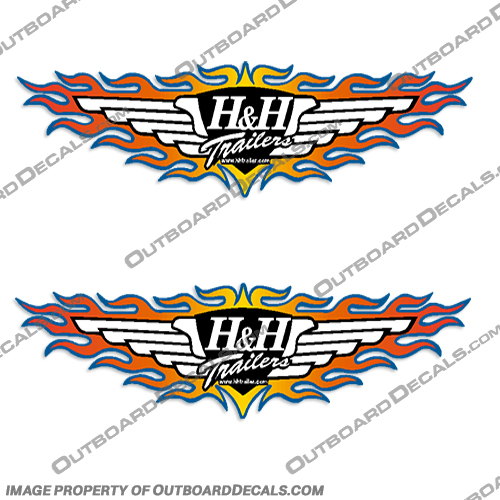 H&H Trailer Decals H&H, Trailers, Decal, Decals, H & H, H and H, H+H, H + H, H, &,