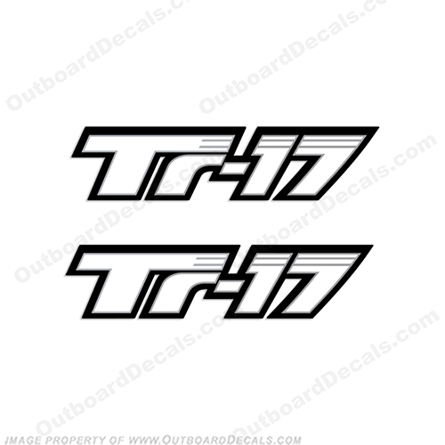 Triton TR-17 Decals (Set of 2)  TR, 17, earl, bentz, tr17, INCR10Aug2021