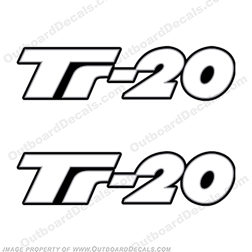 Triton TR-20 Boat Logo Decals (Set of 2)  TR, 20, earl, bentz, tr20, tr 20, INCR10Aug2021