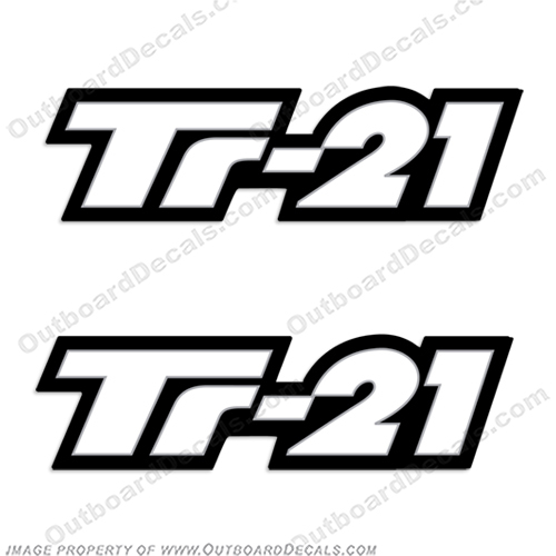 Triton TR-21 Boat Logo Decals (Set of 2) TR, 21, earl, bentz, tr21, tr 21, triton, INCR10Aug2021