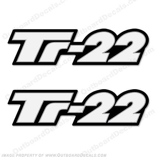 Triton TR-22 Boat Logo Decals (Set of 2) TR, 22, earl, bentz, tr22, tr 22, INCR10Aug2021