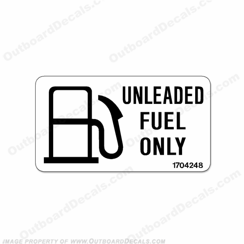 Label Decal - Unleaded Fuel Only INCR10Aug2021