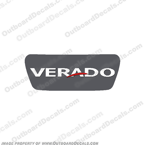 Mercury 2006-2012 200/225/250/275/300hp Verado Rear Decal verado, single, mercury, badge, decal, sticker, rear, decal