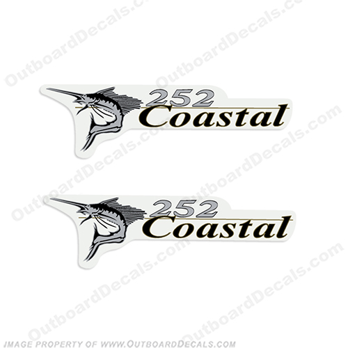 Wellcraft Coastal 252 Logo Boat Decals (Set of 2)  INCR10Aug2021