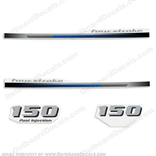 Yamaha 150hp Decals - 2010+ (Partial Kit) - Y-150-13-P