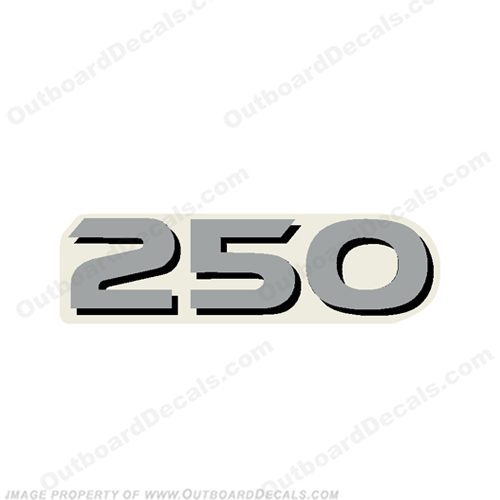 Yamaha "250" HPDI Decal - Rear INCR10Aug2021