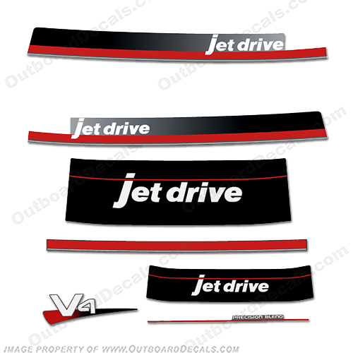 Yamaha 115hp Jet Drive Decals - 1992 (Partial Kit) 115, 115 hp, 92, INCR10Aug2021