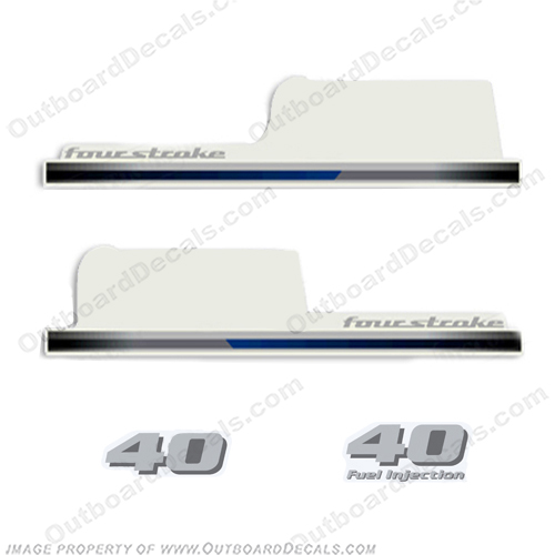 Yamaha 40hp (F40) Decals (Partial Kit) INCR10Aug2021