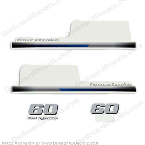 Yamaha 60hp (F60) Decals - 2013 (Partial Kit) 60, 60 hp, f 60, INCR10Aug2021