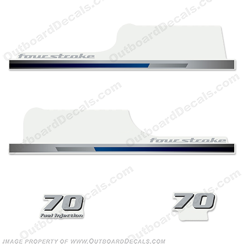 Yamaha 70 hp (F70) Decals 2013+ (Partial Kit) f 70, 70 hp, 70, decal kit, INCR10Aug2021