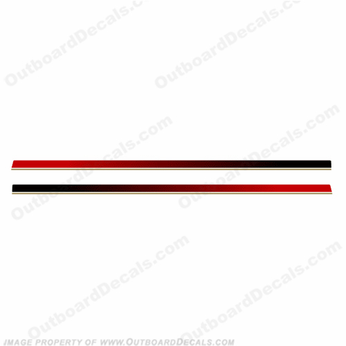 Yamaha OX66 Lower Unit Stripes - Red/Gold INCR10Aug2021