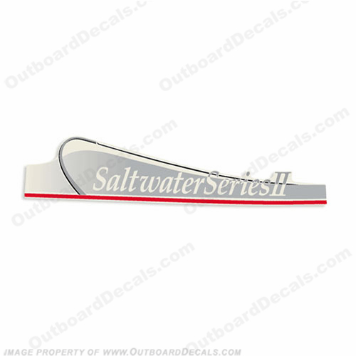 Yamaha Saltwater Series II Carb Single Decal - Left Side (Silver) INCR10Aug2021