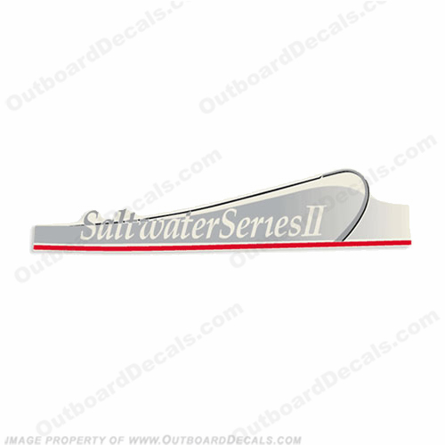 Yamaha Saltwater Series II Carb Single Decal - Right Side (Silver) INCR10Aug2021